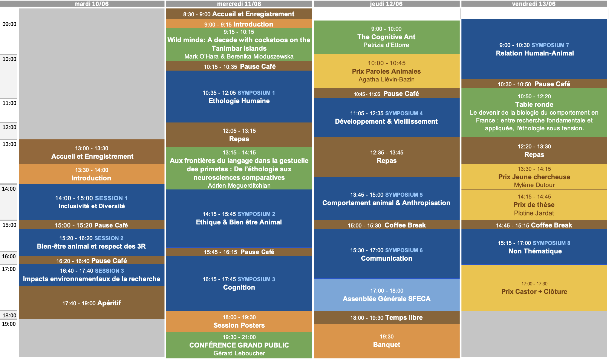 Planning Sfeca juin 2025